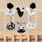 Gkdoms Baby Spiral Hanging Stroller And Car Seat Toys Black And White High Contrast Sensory Toy Newborn Plush Activity Toys Party Favors Gifts For Baby Shower Easter Basket Stuffers -Zebra