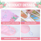 Joarhonal Pin The Tail On The Unicorn Game - Unicorn Birthday Party Games For Girls Unicorn Party Supplies With 24 Pcs Horn Stic