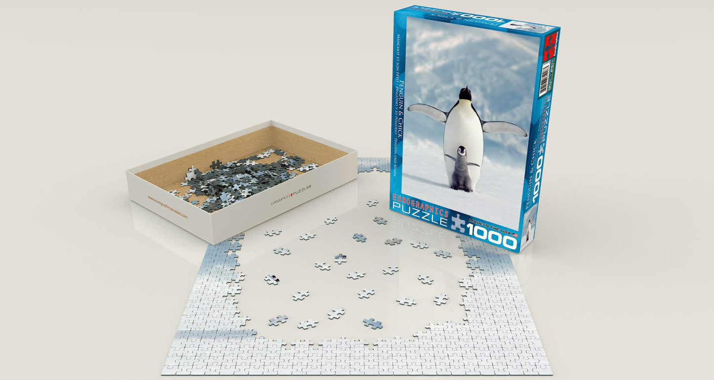 Eurographics Penguin And Chick 1000-Piece Puzzle