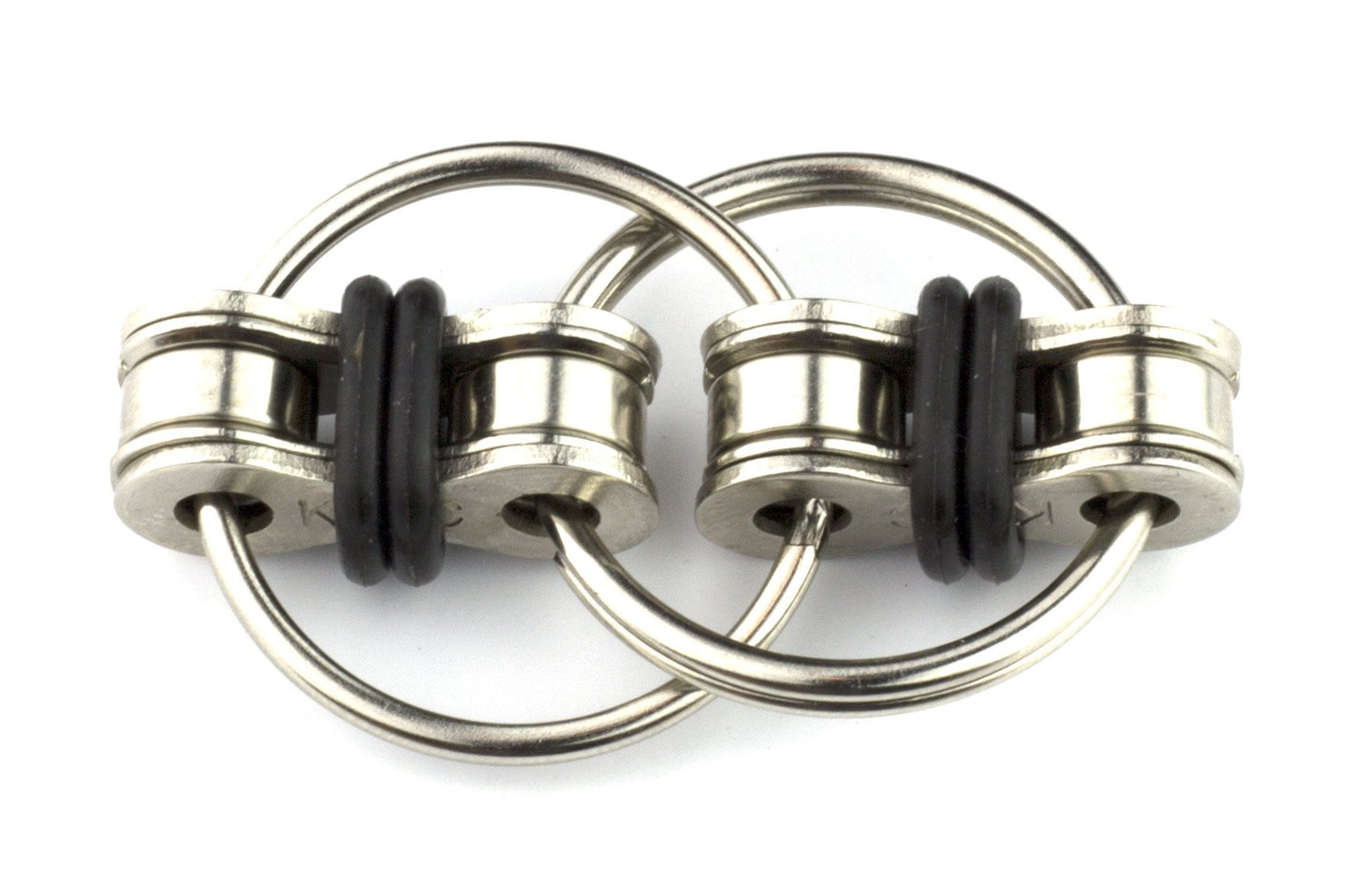 Tom's Fidgets Flippy Chain Fidget Toy - Stress Reducer for ADHD & Anxiety - Bike Chain Design - Black - Perfect for Adults & Kids
