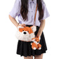 Apricot Lamb Cute Toys Plush Orange Fox Stuffed Animal Soft Keychain For Kids Bag, Purse, Backpack, Handbag (5 Inches)