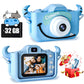 Cimelr Kids Camera Toys For 3 4 5 6 7 8 9 10 11 12 Years Old Boys/Girls, Kids Digital Camera For Toddler With Video, Birthday Festival For Kids, Selfie Camera For Kids, 32Gb Tf Card