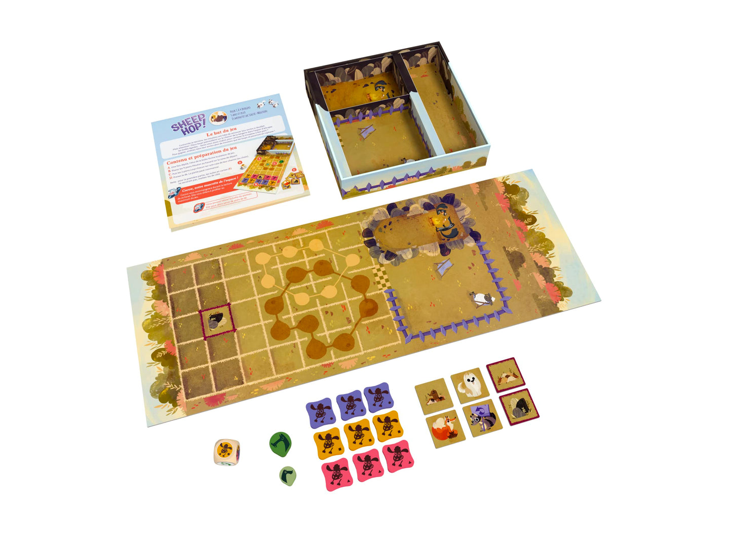 Space Cow Sheep Hop Board Game | Cooperative Strategy Game | Fun Family Game For Kids And Adults | Ages 5+ | 1-4 Players | Avera
