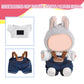 GDLSYLGHY 2025 Version Doll Clothes Set  Beautiful Outfits Suits Optimal for Your 5.9-6.7in Dolls Dressing Up  Doll Clothing Accessories with Random Color Rain Boots(Blue Denim Overalls Suit)