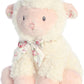 Aurora Playful Blessing Lamb Girl Lamb Baby Stuffed Animal - Comforting Companion - Imaginative Play - Pink 9 Inches