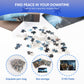 Puzzles for mature-themeds 1000 Pieces Lord of The Rings Puzzle Waterfall Town 1000 Piece Puzzle for mature-themeds Artwork Jigsaw Puzzle Family Game Puzzle