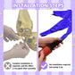 Toniful 4 Pcs 22Inch 4D Dark Purple Explosion Star Mylar Balloons 14Point Purple Star Balloons For Party Backdrop Christmas,New