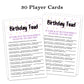 mature-themed Birthday Party Game  Birthday Feud Birthday Game Cards  mature-themed Birthday Party Game  Fun Novelty Cards for Birthday  Birthday Party Supplies Game Idea  5 * 7 inches