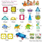 Jasonwell Magnetic Tiles Building Blocks Set For Boys Girls Preschool Educational Magnet Construction Kit Stacking Stem Toys Christmas Birthday Gifts For Kids Toddlers 3 4 5 6 7 8 9 10 + Year Old
