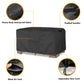 Square Sand Box Cover - Waterproof Dust Proof, Black - Fits 49L x 47W x 8.5H Box