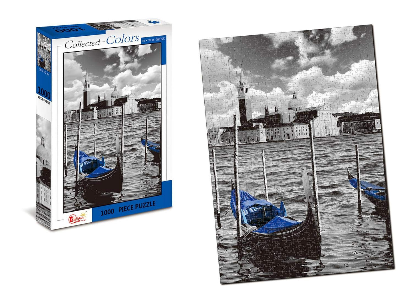 Collected Colors Venice Gondola 1000 Piece Jigsaw Puzzle