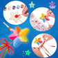 Mezchi 70 Pcs Star Princess Fairy Wands Craft Kit, Make Your Own Wand Craft DIY Magical Wand Kit Includes 16 Unfinished Wooden P
