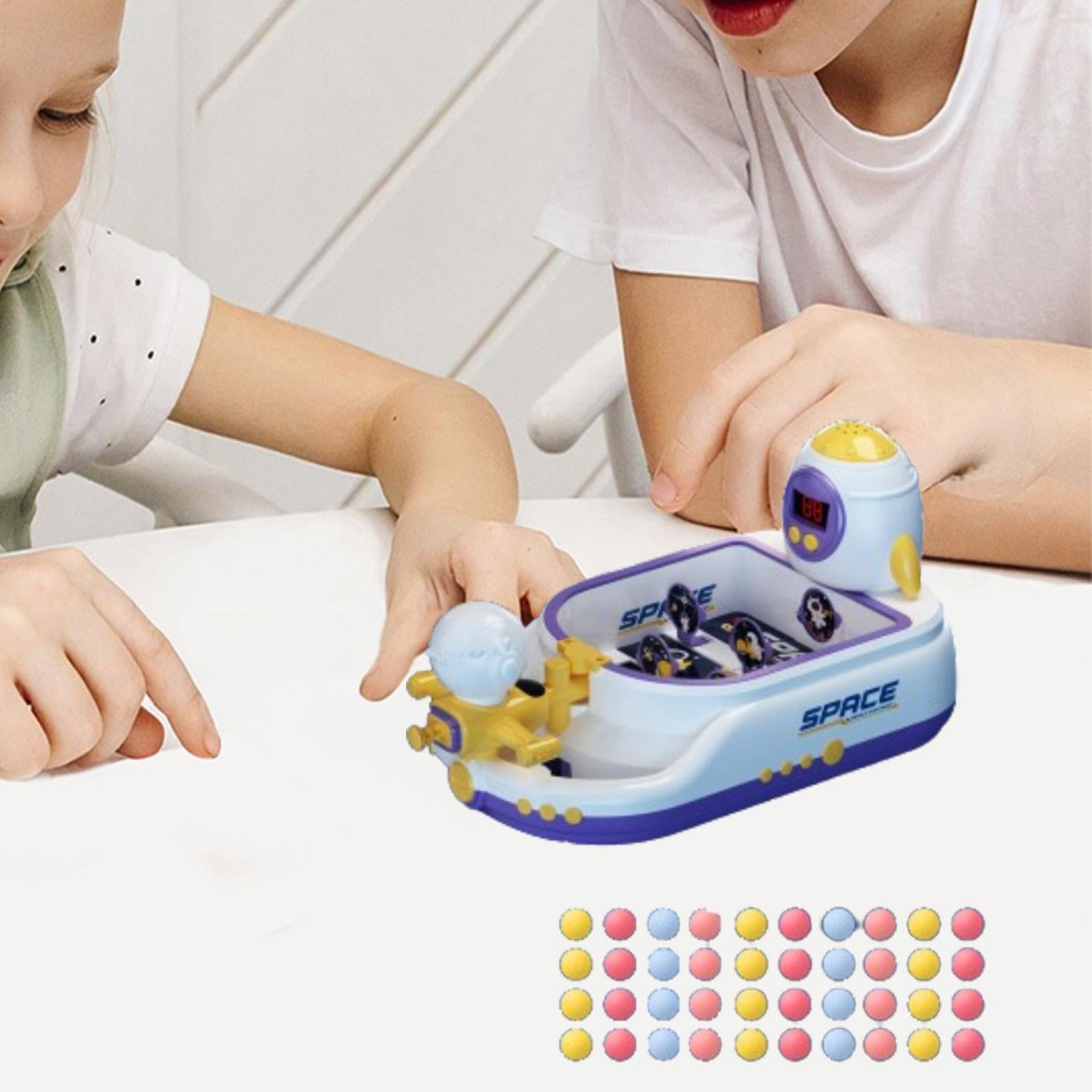 Merishopp Pinball Machine Sturdy Tabletop Game Birthday Gifts Educational Toy Children Purple| Baby Learning Toy | Infant Activi