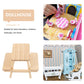 Toyandona Miniature Picnic Table Model Wooden Dollhouse Furniture For Decorations