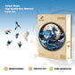 Wooden Dragon Puzzles - Unique Shaped Wooden Jigsaw Puzzles for Adults - 3D Moonlit Blue Dragon Wooden Puzzles - Animal Wooden P