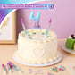 MTLEE 13 Pcs Birthday Candles Set 1 Mermaid Birthday Candle with 12 Pcs Rainbow Spiral Candles Mermaid Cake Toppers Mermaid Birt
