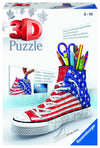 Ravensburger Sneaker American Style - 112 Piece 3D Jigsaw Puzzle | Precision Fit For Kids And Adults | Easy Click Technology | Durable Display Piece | Over 130 Years Of Quality