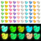 Kuanfine 60 Pcs Tiny Duck Figures Glow in The Dark Mini Resin Duck Luminous Miniature Ducks Bead for Garden Landscape Aquarium D