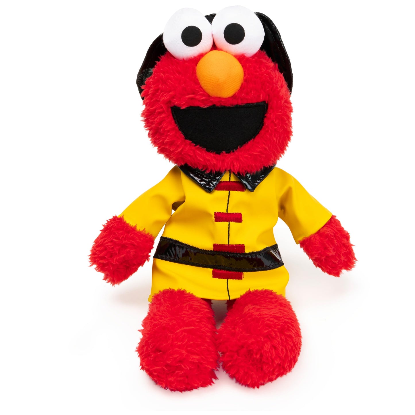 GUND Sesame Street Official Firefighter Elmo Muppet Plush  enhanced Plush Toy for Ages 1 & Up  Red/Yellow  13