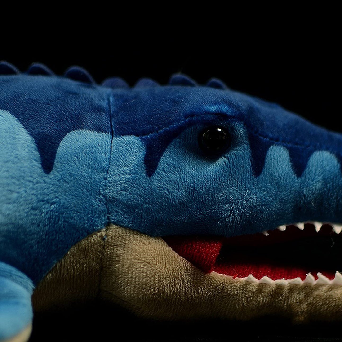 Simulation Mosasaurus Dinosaur Stuffed Plush Toy -Cute Soft Lifelike Mosasaurus Figurines Model Toy, Real Life Dinosaur Stuffed Animal Toys, Educational Gifts For Kids Boys Girls,18 Inches