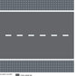 Custom Toys & Hobbies 8 Piece City Building Block Road Base Plates- Straight Crossroads Curve T-Junction Plate-10X10 Inches- Chr