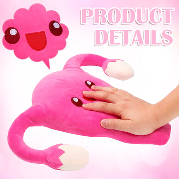 Mumufy Uterus Plush Toy Funny Stuffed Plush Toy For Women Uterus Gifts Gynecologist Health Educational Gift Fertility Party Deco
