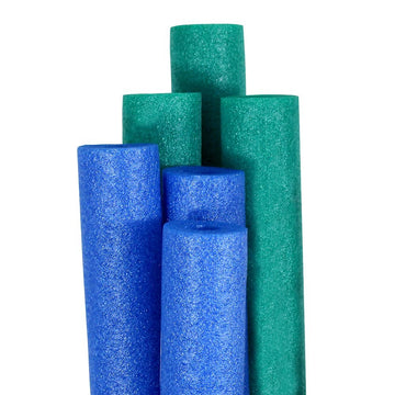 Pool Mate 6-Pack Pool Noodles Jumbo, Blue And Teal