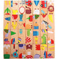 Gracesdawn 28 Pcs Of Educational Wooden Toy Domino Animal Puzzles Kids Game Gift