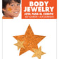 Orange Spirit Glitter Body Jewelry, Party Accessory