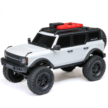 Axial Rc Truck 1/24 Scx24 Ford Bronco 4X4 Rtr Brushed Rock Crawler (Battery & Charger Included), White, Axi00006V2T4