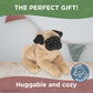 Bearington Pugsly Pug Plush Stuffed Animal Puppy Dog, 13 Inch