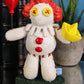 Ebros Day Of The Dead Pinheadz Monster With Voodoo Stitches Figurine Halloween Collectible Fantasy Mythical Beings Undead Apocalypse Horror (Pennywise Clown It With Red Balloon And Ship)