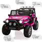 Homfamilia 2-Seat Kids Ride On Truck Car, 12V Battery Powered Electric Vehicle With Remote, Electric Car For Kids/Toddlers W/Spr