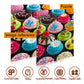 500 Pieces Assorted Cupcake Jigsaw Puzzle For Adults And Kids Big Size Gift Idea (Cupcakes)