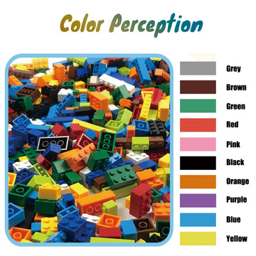Huizdq 1500 Pieces Building Bricks, Classic Bulk Small Blocks, Classic Building Bricks Set Basic Building Blocks Compatible With