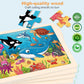 Large Puzzles For Kids Ages 4-6, 24 Piece Wooden Puzzles For Toddlers 3-4,Jigsaw Puzzles For Kids Ages 3-5,Preschool Educational