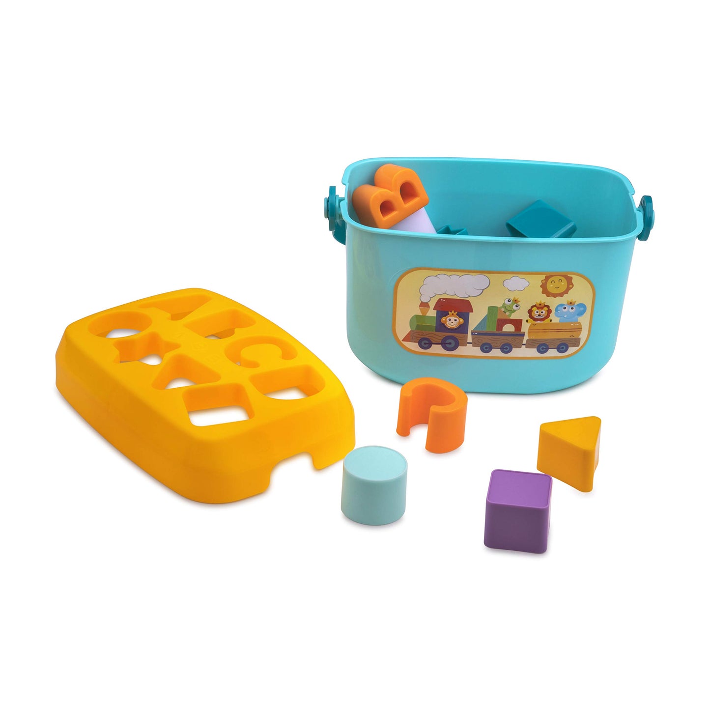 Playkidz Shape Sorter Baby And Toddler Toy, Abc And Shape Pieces, Sorting Shape Game, Developmental Toy For Children 18 Months+