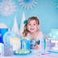32 Pieces Frozen Bubble Wands,6 Color Mini Snowflake Bubble Wands Kids Party Favors,For Birthday Party,Theme Party,Summer Outdoo