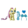 My Little Pony Fluttershy Potion Pony Figure - 3-Inch Yellow Pony Toy With Brushable Hair, Comb, And 4 Surprise Accessories