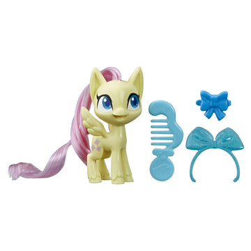 My Little Pony Fluttershy Potion Pony Figure - 3-Inch Yellow Pony Toy With Brushable Hair, Comb, And 4 Surprise Accessories