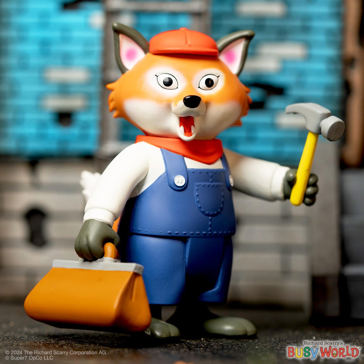 Super7 Richard Scarry Mr. Fixit - 3.75' Richard Scarry Books Action Figure With Accessory Classic Children'S Books Collectibles And Retro Toys