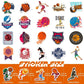 Basketball Stickers 100 Pcs Vinyl Waterproof Basketball Sports Stickers For Water Bottle Laptop Skateboard, Basketball Gifts For