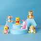 Micro Teenies Mini Plush Figures 6 Pack - Winnie the Pooh and Pals, Soft Polyester Toys for Kids Ages 4+