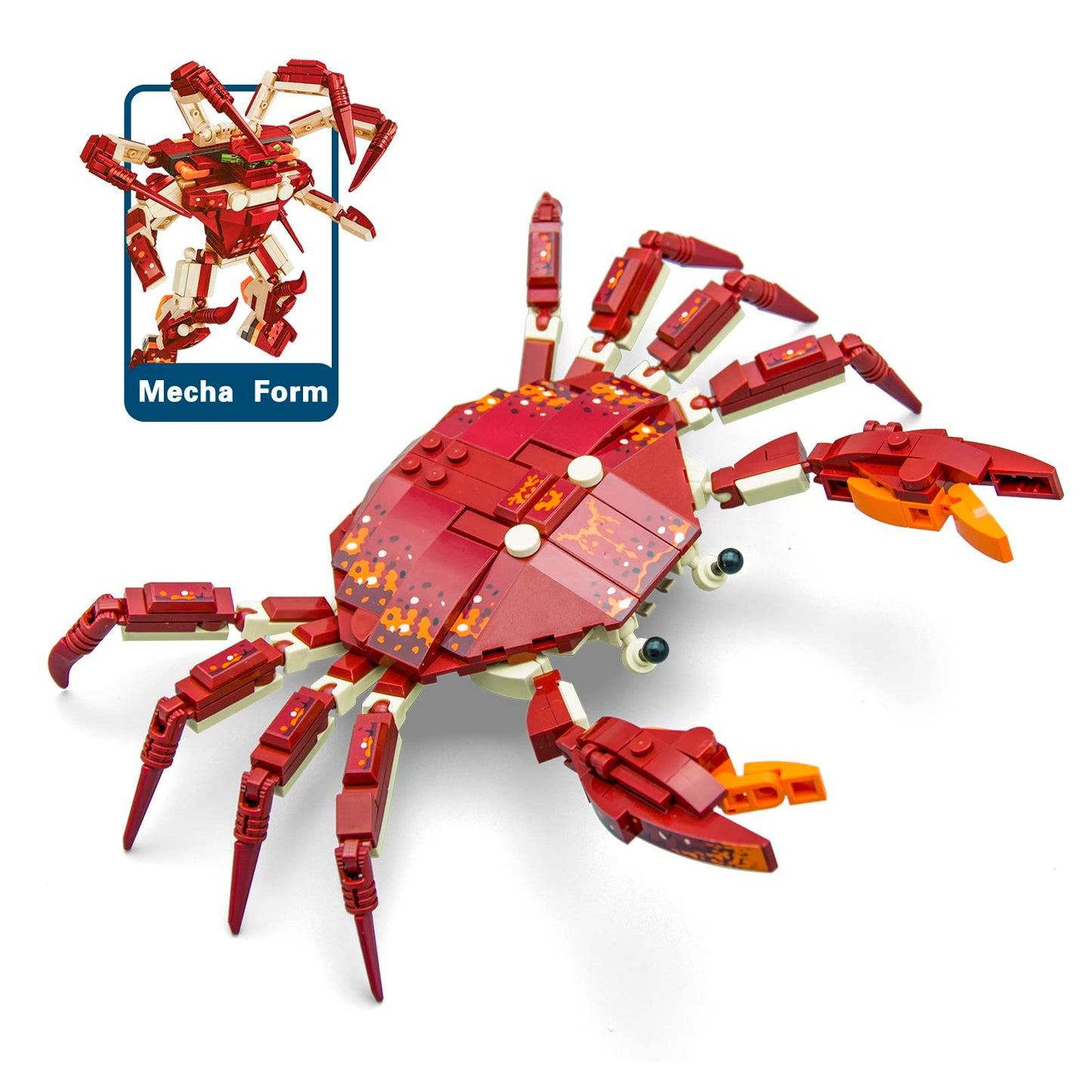 Neomoner Ocean Animal Building Blocks, Deep Sea Creatures Building Toy Set For Kids Boy Girl Crab(242Pcs)