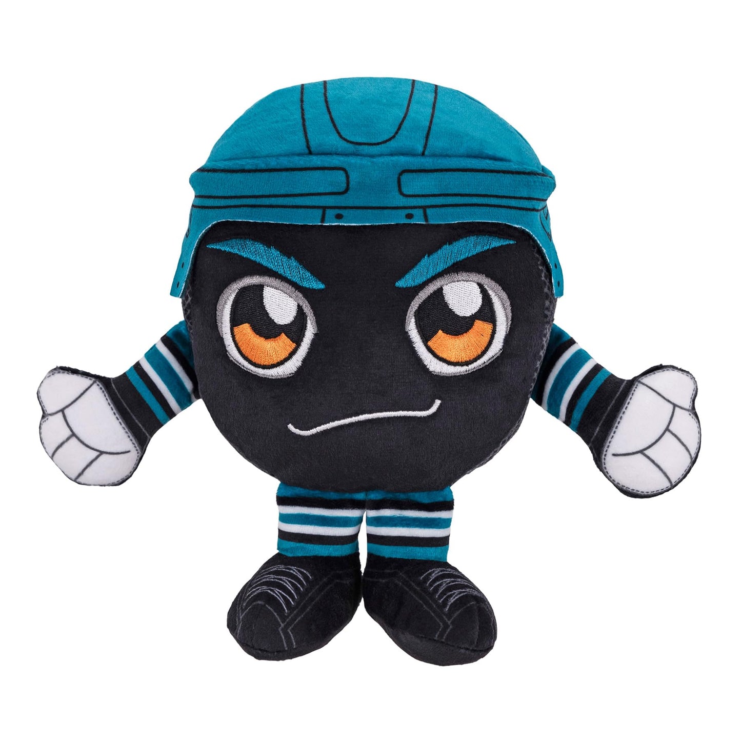 Bleacher Creatures San Jose Sharks 8'' NHL Kuricha Hockey Puck Sitting Plush - Soft Chibi Inspired Plush