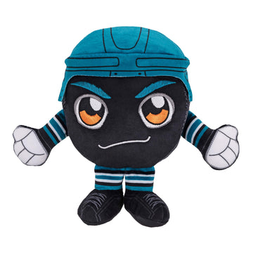 Bleacher Creatures San Jose Sharks 8'' NHL Kuricha Hockey Puck Sitting Plush - Soft Chibi Inspired Plush