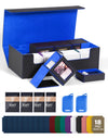 Zlca Mtg Deck Storage Box 5 In 1, Deck Case With 4 Pcs Small Commander Card Box, Large Card Case For Tcg Magic Sports Game(Black