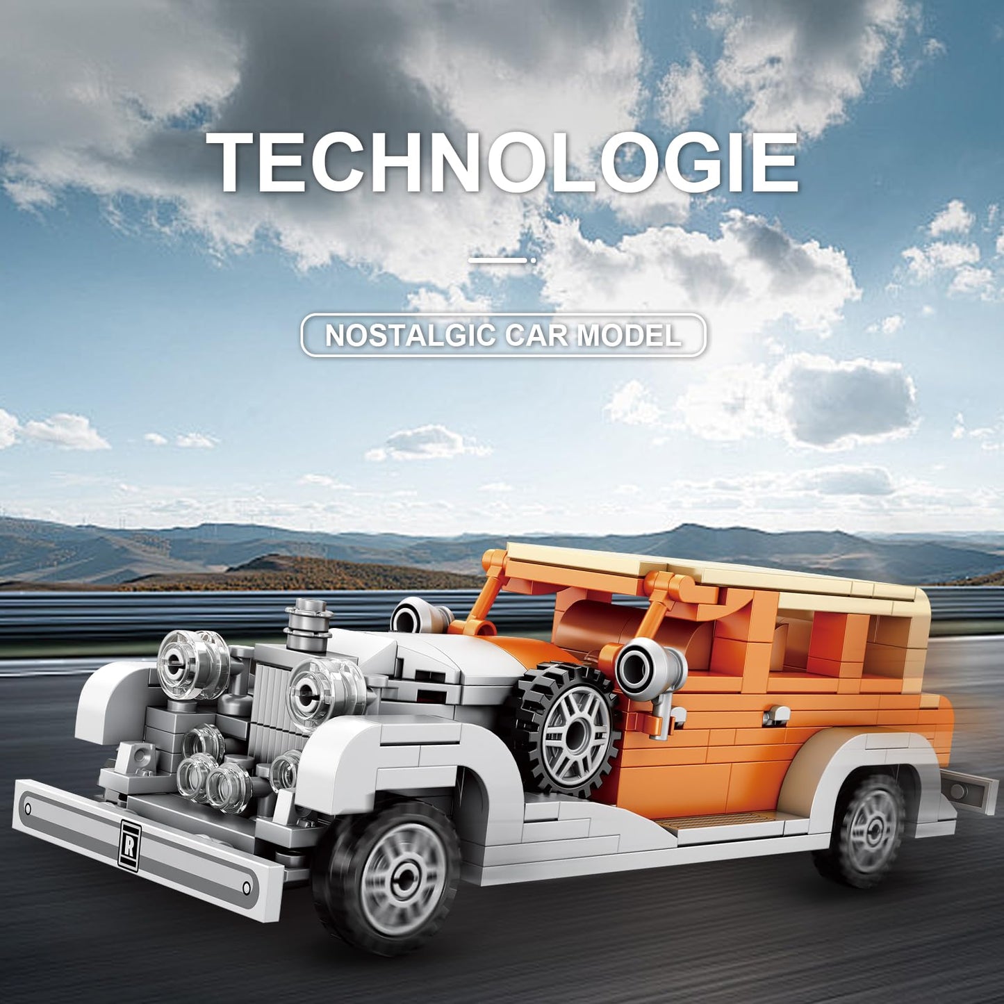 High Godo Race Car Models Building Blocks For Adults,Rolls Royce Phantom Classic Cars Toy For Boys Age 8-12,Birthday Gifts Ideas