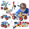 Erector Set For Boys 6-12, Building Toys For Kids Ages 4-8, 5 In 1 Stem Toys Ages 4-7 With Electric Power Motor, Construction To