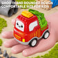 Jukudahu Press Engineering Car Toy For Tollders Age 1 2 3 4 5 6 Years Old - Toy Figure Car, Construction Cars Toys, Push And Go